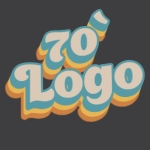Fuente retro elegante para una letra estilo