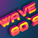 Crea una fuente efectiva con estilo años 80