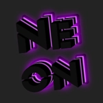 Crea texto neón 3D en línea