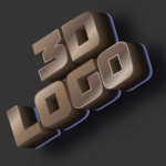 Fuente 3D de superhéroe con efecto bonito
