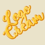 Texto de caramelo - fuente con efecto crema