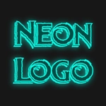 Fuente neon bonita