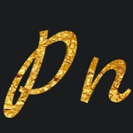 Leyenda dorada con fuente MarckScript