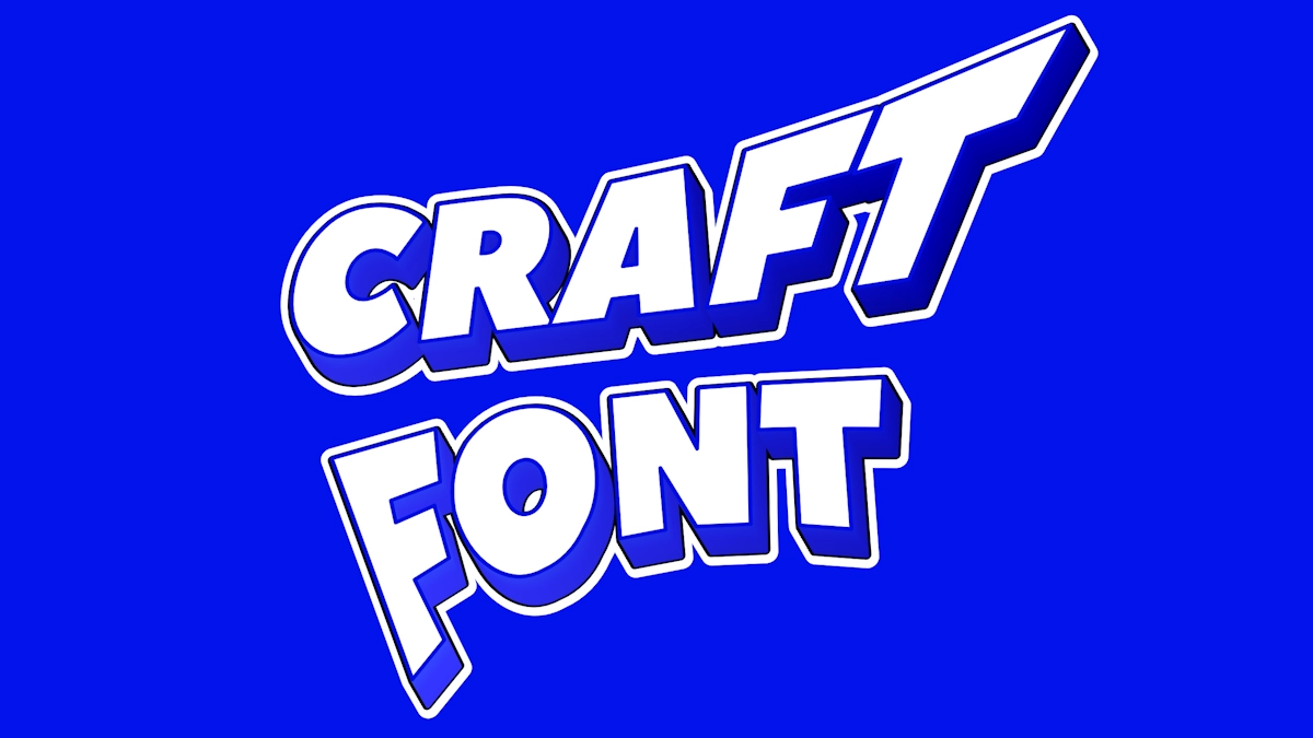 Texto 3D blanco-azul dinámico con contorno para vistas previas