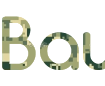 Crea letras creativas con fondo de camuflaje en línea - Fuente Comfortaa
