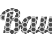 Crear una bonita leyenda con letras de carbón - Fuente Lobster en PNG