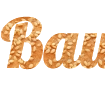 Crea una bonita frase PNG con fondo de corteza de pan con comino - Fuente Lobster